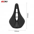 ZB02 Black_EC90 Saddle MTB Road Bikes Sillin PU Ultralight Breathable Comfortable Seat Cushion Mount