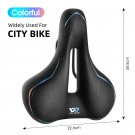 Colorful City Bike_WEST BIKING Soft Comfortable Bicycle Saddle Cycling MTB Saddle Hollow Breathable 