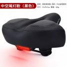 Black and light_Hollow Breathable Bicycle Saddle Men Women MTB Road Bike Saddle Shock Absorbing Comf