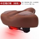 Brown and light_Hollow Breathable Bicycle Saddle Men Women MTB Road Bike Saddle Shock Absorbing Comf