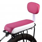Pink cushion_Cycle Accessories Parts Bicicleta Bicycle Rear Seat Saddle Bicycle Child Seat With Back Pink cushion_Cycle Accessories Parts Bicicleta Bicycle Rear Seat Saddle Bicycle Child Seat With Back