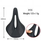 155mm-3155_ELITA ONE Carbon Saddle MTB/Road Bike saddle Super Light Leather Carbon Cushions 96g