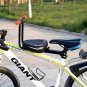 Blue seat_Front Mounted Child mtb Bike Seat Safety Child Bicycle Seat Baby Seat Kids Saddle with Foo