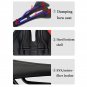 Saddle Black-Green_TOSEEK Bicycle Saddle MTB Ergonomics Cycling Road Bike Seat Cushion Hollow Bike S