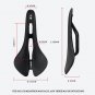 Saddle Black-Red_TOSEEK Bicycle Saddle MTB Ergonomics Cycling Road Bike Seat Cushion Hollow Bike Sea