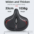 Blue_WEST BIKING Oversized MTB Bike Seat Wide Bicycle Sofa-Like Comfy Saddle Universal Electric Bike