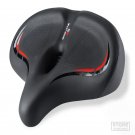 Red_WEST BIKING Oversized MTB Bike Seat Wide Bicycle Sofa-Like Comfy Saddle Universal Electric Bike 