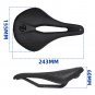 PACK LIGHT 6D_MIXED 6D Cycling Carbon Saddles 155mm Road Mountain Bicycle Seats Pack Light Saddle Co