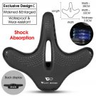 122 Style C_WEST BIKING Widen Ergonomic Bicycle Saddle Breathable Shockproof Cycling Seat Comfortabl
