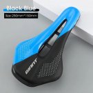 blue_Giant Bicycle Saddle MTB Road Bike MTB Short Nose Bicycle Seat PU Leath