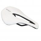 WHITE_Bicycle Seat Saddle Mountain / Road Bike Saddles Mountain Bike Racing Saddle PU Breathable Sof WHITE_Bicycle Seat Saddle Mountain / Road Bike Saddles Mountain Bike Racing Saddle PU Breathable Sof