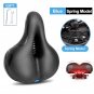 Blue Kit_Hollow Bicycle Saddle Breathable Road Bike Saddle Unisex Shock Absorbing Comfortable Bicycl