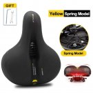 Yellow Kit_Hollow Bicycle Saddle Breathable Road Bike Saddle Unisex Shock Absorbing Comfortable Bicy