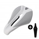 White-Fender_MTB Bicycle Saddle Hollow Comfort Road Bike Saddle For Men Women Cycling Ultralight Sea