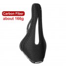 Carbon Saddle Black_ZEIUS Carbon/Nylon Fiber 3D Printed Bicycle Saddle Ultralight Hollow Breathable 