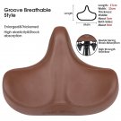 Widen Dark Brown_WEST BIKING Widen Bicycle Saddle Ergonomic Big Butt Bicycle Cushion Pad Breathable Widen Dark Brown_WEST BIKING Widen Bicycle Saddle Ergonomic Big Butt Bicycle Cushion Pad Breathable