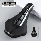 101 Black White_WEST BIKING Professional Bicycle Saddle Hollow Ultralight Bike Racing Seat Soft Leat 101 Black White_WEST BIKING Professional Bicycle Saddle Hollow Ultralight Bike Racing Seat Soft Leat