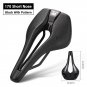 170 Black Pattern_WEST BIKING Professional Bicycle Saddle Hollow Ultralight Bike Racing Seat Soft Le