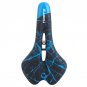 B-Blue_TOOPRE Bicycle Saddle MTB Mountain Road Bike Seat PU Leather Gel Filled Cycling Cushion Comfo