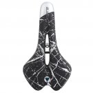 B-Silver_TOOPRE Bicycle Saddle MTB Mountain Road Bike Seat PU Leather Gel Filled Cycling Cushion Com