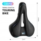 Colorful Touring_WEST BIKING MTB Road Bike Saddle Thicken Comfortable Shockproof Cycling Seat Hollow