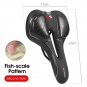 Gel Silicone C_WEST BIKING MTB Road Bike Saddle Thicken Comfortable Shockproof Cycling Seat Hollow N