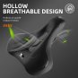 Gel Silicone C_WEST BIKING MTB Road Bike Saddle Thicken Comfortable Shockproof Cycling Seat Hollow N