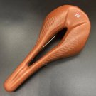 2023 TAOZIK 145mm Brown Imitation Leather Hollow Breathy Light Weight Racing Bike Saddle Bicycle Sea 2023 TAOZIK 145mm Brown Imitation Leather Hollow Breathy Light Weight Racing Bike Saddle Bicycle Sea