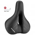38218916001_ROCKBROS Bicycle Saddle Breathable Shock Seats PU Leather Surface Cushion Rounded Hollow