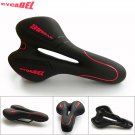 CY001 Red_CYCABEL Bike Saddle Silicone Cushion PU Leather Surface Silica Filled Gel Comfortable Cycl