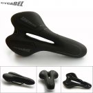 CY001Black_CYCABEL Bike Saddle Silicone Cushion PU Leather Surface Silica Filled Gel Comfortable Cyc
