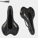CY002 Black_CYCABEL Bike Saddle Silicone Cushion PU Leather Surface Silica Filled Gel Comfortable Cy