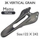 Matte White 122x242_K.3+ Carbon Saddle MTB/Mountain Bike Front Seat Cushion 242*122/132mm For Gravel Matte White 122x242_K.3+ Carbon Saddle MTB/Mountain Bike Front Seat Cushion 242*122/132mm For Gravel