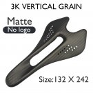 Nologo 3K Matte 132_K.3+ Carbon Saddle MTB/Mountain Bike Front Seat Cushion 242*122/132mm For Gravel Nologo 3K Matte 132_K.3+ Carbon Saddle MTB/Mountain Bike Front Seat Cushion 242*122/132mm For Gravel