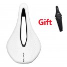 240-143mm white_ec90 Soft Silica Gel Bicycle Saddle PU Leather Comfortable Road Mountain Bike Seat C 240-143mm white_ec90 Soft Silica Gel Bicycle Saddle PU Leather Comfortable Road Mountain Bike Seat C