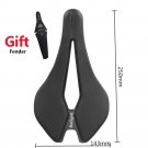 250-143mm_ec90 Soft Silica Gel Bicycle Saddle PU Leather Comfortable Road Mountain Bike Seat Cushion 250-143mm_ec90 Soft Silica Gel Bicycle Saddle PU Leather Comfortable Road Mountain Bike Seat Cushion