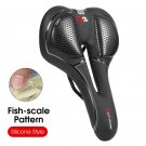 128 Gel  C_WEST BIKING Gel Comfort Bicycle Saddle Soft Shock Absorbing MTB Mountain Road Bike Saddle