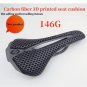 hy 3d 1pcs matte_kennet hy 3D Printed Bike Saddle Carbon Fiber Hollow Comfortable Breathable MTB Mou