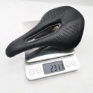Black 230G_New bicycle seat MTB Road Bike Saddles PU Retro Brown Ultralight Breathable Comfortable S