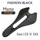 Matte Orange 132x242_Ultra-Light Carbon Mountain Bike Front Seat Cushion, Gravel, Cycling Accessorie