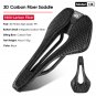 Model 138_WEST BIKING T800 Carbon 3D Printed Bike Saddle Ultralight With Tail Light Bike Saddle For 