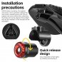Model 214 Set_WEST BIKING T800 Carbon 3D Printed Bike Saddle Ultralight With Tail Light Bike Saddle 