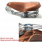 Brown_Traditional Old Style Bicycle Saddle Riveting Cow Leather Seat Road Bike Standard MTB Vintage Brown_Traditional Old Style Bicycle Saddle Riveting Cow Leather Seat Road Bike Standard MTB Vintage