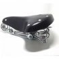 Brown_Traditional Old Style Bicycle Saddle Riveting Cow Leather Seat Road Bike Standard MTB Vintage