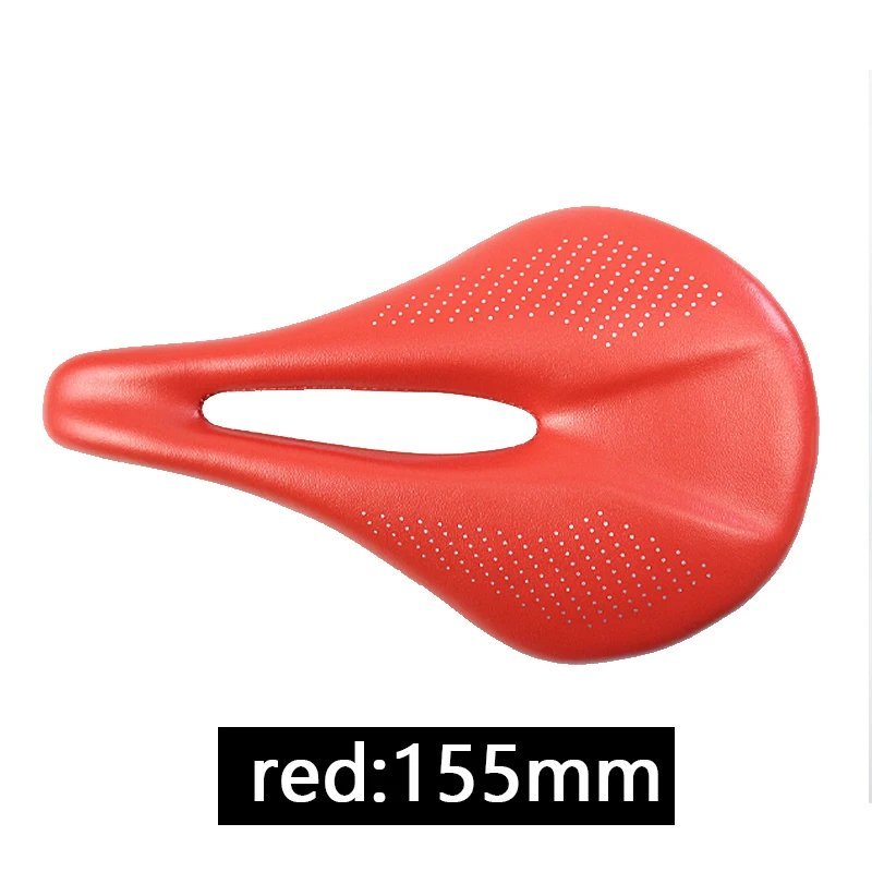 Red 155 black logo_Full Carbon Saddle Road MTB Mountain Bike Bicycle saddle for Cycling Saddle Trail