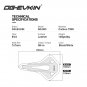 SD-003B_OG-EVKIN SD-003 Bicycle Saddle Mountain Road Bike Comfortable Bicycle Black Seat Saddles NYL