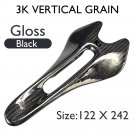 3K Gloss Black 122mm_Gravel Bicycle Carbon Saddle MTB/Mountain Bike Front Seat Cushion 242*122/132mm 3K Gloss Black 122mm_Gravel Bicycle Carbon Saddle MTB/Mountain Bike Front Seat Cushion 242*122/132mm