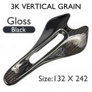 3K Gloss Black 132mm_Gravel Bicycle Carbon Saddle MTB/Mountain Bike Front Seat Cushion 242*122/132mm 3K Gloss Black 132mm_Gravel Bicycle Carbon Saddle MTB/Mountain Bike Front Seat Cushion 242*122/132mm