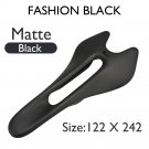 Matte Black 122mm_Gravel Bicycle Carbon Saddle MTB/Mountain Bike Front Seat Cushion 242*122/132mm Fo