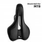 Black MTB_WEST BIKING MTB Comfortable Bike Saddle Shock Absorber Versatile Saddle Road Bike Commuter